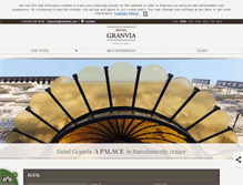 Tablet Screenshot of hotelgranvia.com